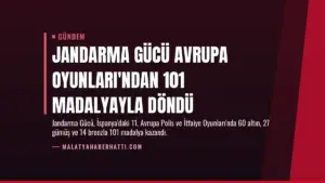 Jandarma Gücü Avrupa Oyunları'ndan 101 Madalyayla Döndü