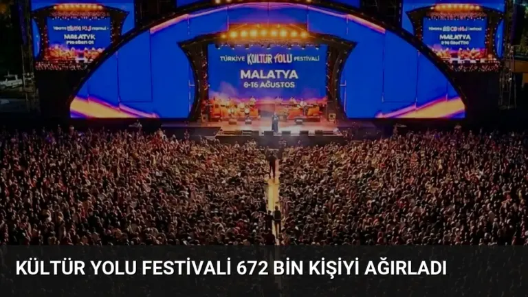 Kültür Yolu Festivali 672 Bin Kişiyi Ağırladı