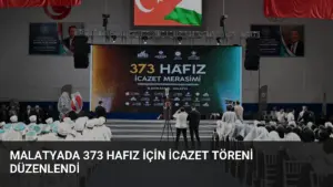 Malatyada 373 Hafız İçin İcazet Töreni Düzenlendi