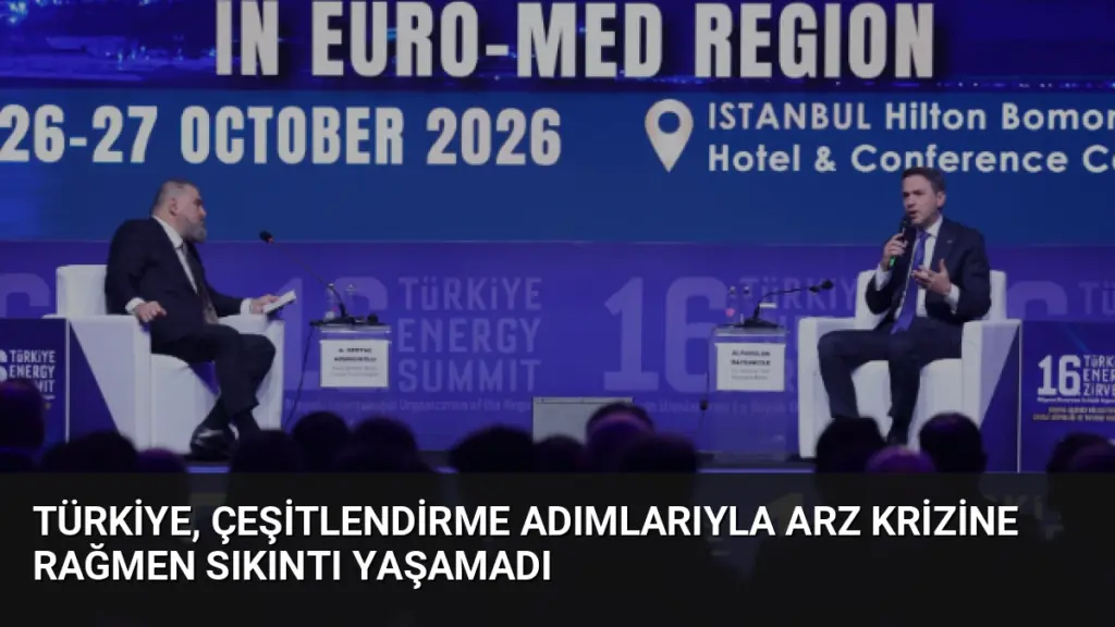 Türkiye, Çeşitlendirme Adımlarıyla Arz Krizine Rağmen Sıkıntı Yaşamadı
