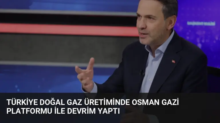 Türkiye Doğal Gaz Üretiminde Osman Gazi Platformu ile Devrim Yaptı