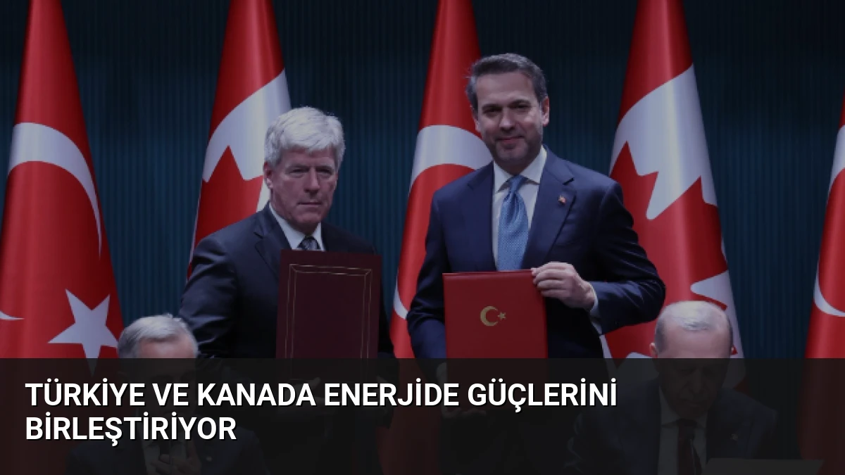 Türkiye ve Kanada Enerjide Güçlerini Birleştiriyor