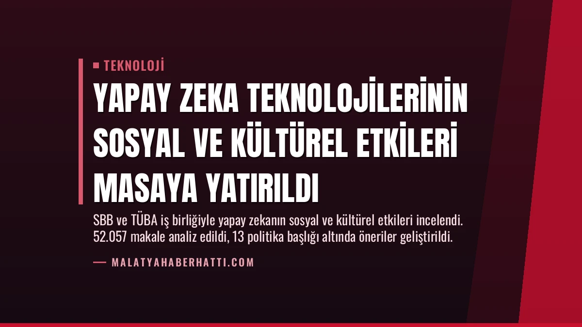 Yapay Zeka Teknolojilerinin Sosyal ve Kültürel Etkileri Masaya Yatırıldı